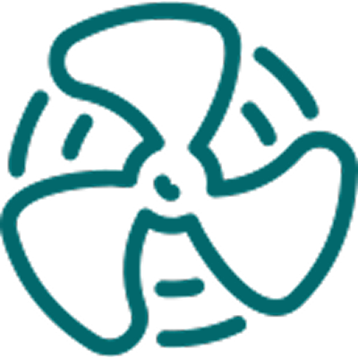 Icona ventilazione meccanica controllata VMC per finestre