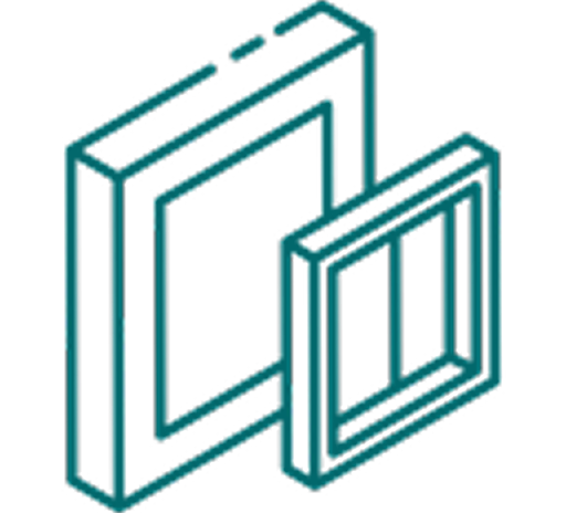 Icona Controtelaio per finestre e serramenti